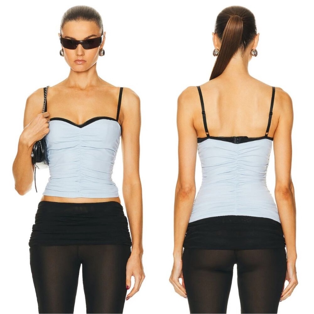 Miaou Renzo Tube Top in Baby Blue Size M
